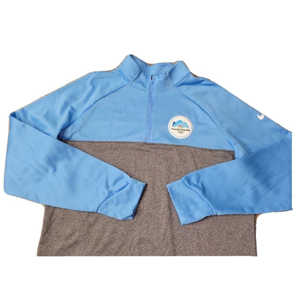 Nike Golf Men's Large Dri-Fit 1/4 Zip Running Pullover PyeongChang 2018 Olympics